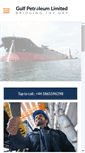 Mobile Screenshot of gulfpetroleumltd.com